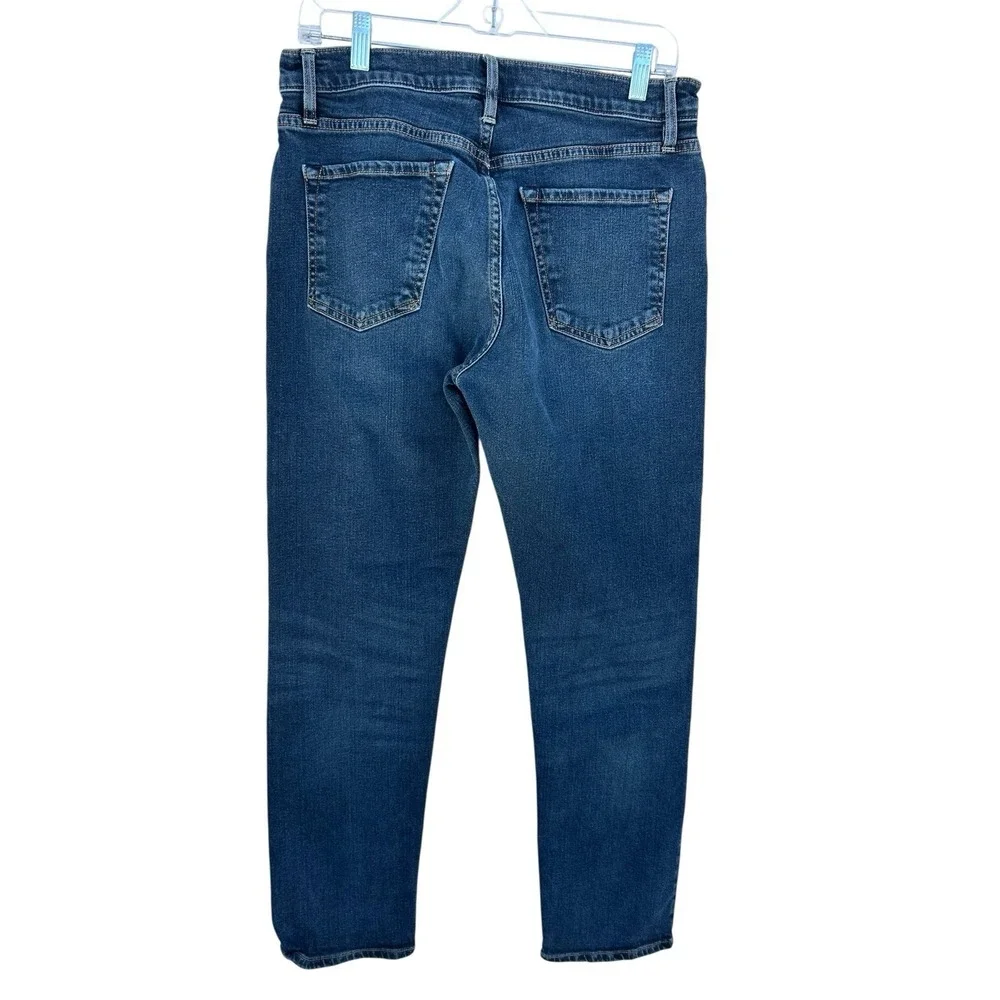 Flint and Tinder Mens Straight Fit Jeans 31x30 Blue Denim Stretch Made in USA